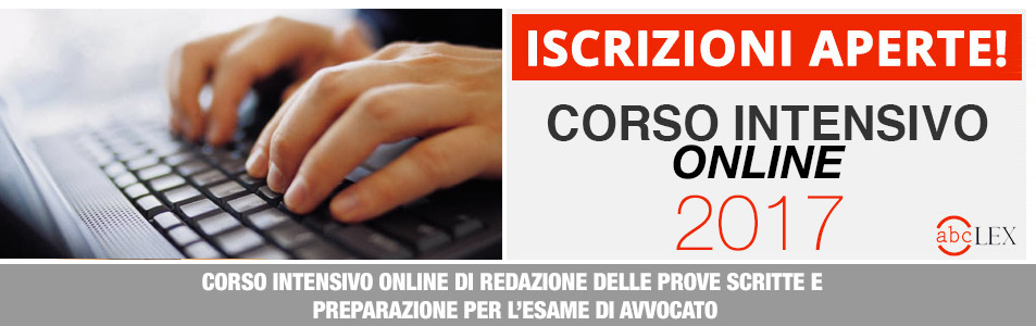 Corso intensivo online 2017 Corso intensivo online 2017