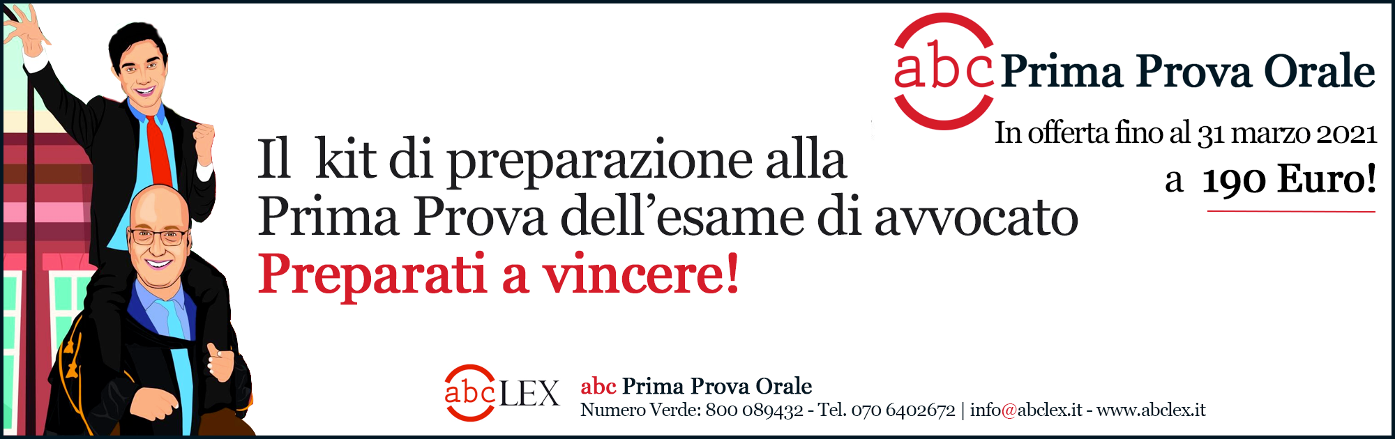 Il kit di preparazione alla prima prova dell’esame di avvocato è rivolto a tutti i praticanti avvocati iscritti presso gli ordini forensi italiani che avrebbero dovuto sostenere l'esame di avvocato a dicembre 2020 e si trovano, in poco tempo, a dover studiare in base alle nuove modalità dell’esame. Il kit di preparazione alla prima prova dell’esame di avvocato è rivolto a tutti i praticanti avvocati iscritti presso gli ordini forensi italiani che avrebbero dovuto sostenere l'esame di avvocato a dicembre 2020 e si trovano, in poco tempo, a dover studiare in base alle nuove modalità dell’esame.